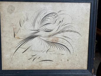 Antique Calligraphic Flourishing