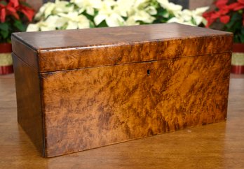 Antique Birdseye Maple Document Box (CTF10)