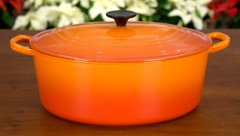 Oval Le Creuset #31 Enameled Cast Iron Dutch Oven (CTF10)