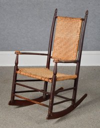 19th C. Shaker Rocking Chair (CTF20)