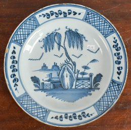 18th C. Delft Charger (CTF10)