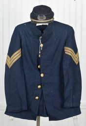 19th C. Civil War Union Jacket And Cap (CTF10)