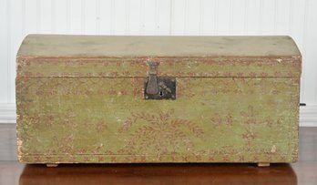 19th C. American Painted Dome Top Storage Box (CTF20)
