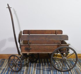 Antique Childs Express Pull Wagon (CTF30)