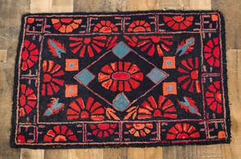Antique Hooked Rug (CTF10)