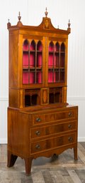 Antique Mahogany Two Part Secretary (CTF30)