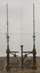 Two Antique Copper And Iron Architectural Elements (CTF20)