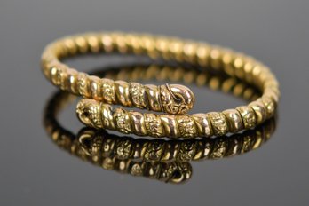 Victorian 14k Gold Cuff Bracelet (CTF10)