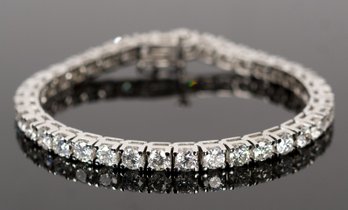 Spectacular 12 Ct Diamond Tennis Bracelet (CTF10)