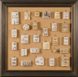 Art Assemblage, Plaster Casts Of Jewelry (CTF10)