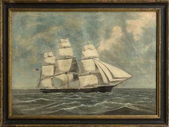 Antique Oil, Sailing Ship (CTF20)