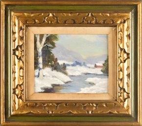 Aldro T. Hibbard Oil, Winter Landscape (CTF20)