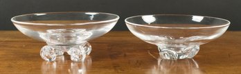 Two Vintage Steuben Signed Glass Bowls  (CTF20)
