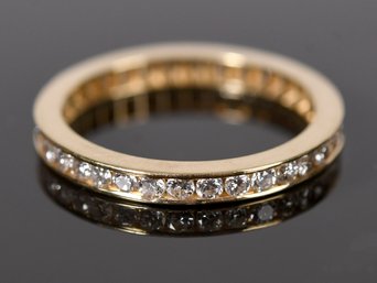 14k Gold .50 Ct. Tw. Diamond Eternity Band (CTF10)
