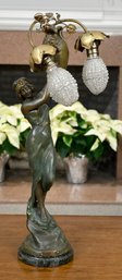 Vintage P. Philippe Metal Lamp, Sylphide (CTF10)