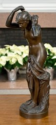 Vintage Baujault Bronze Sculpture, Nude (CTF20)