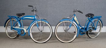 Two Vintage Columbia Clipper Custom Deluxe Bicycles (CTF30)