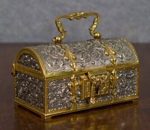 Vintage Sohne Metal Work Jewelry Casket (CTF10)