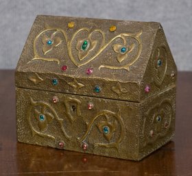 Antique French Jewelry Casket (CTF10)
