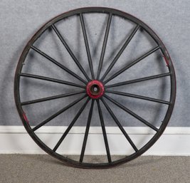 Antique Painted Wagon Wheel (CTF20)
