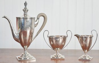 Three Piece Sterling Tea Set (CTF10)