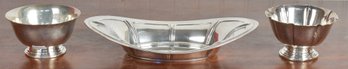 Stieff & Whiting Sterling Bowls And Tray (CTF20)