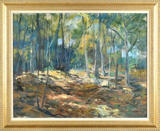 John C. Pellew Oil, Forest With Dappled Light (CTF20)