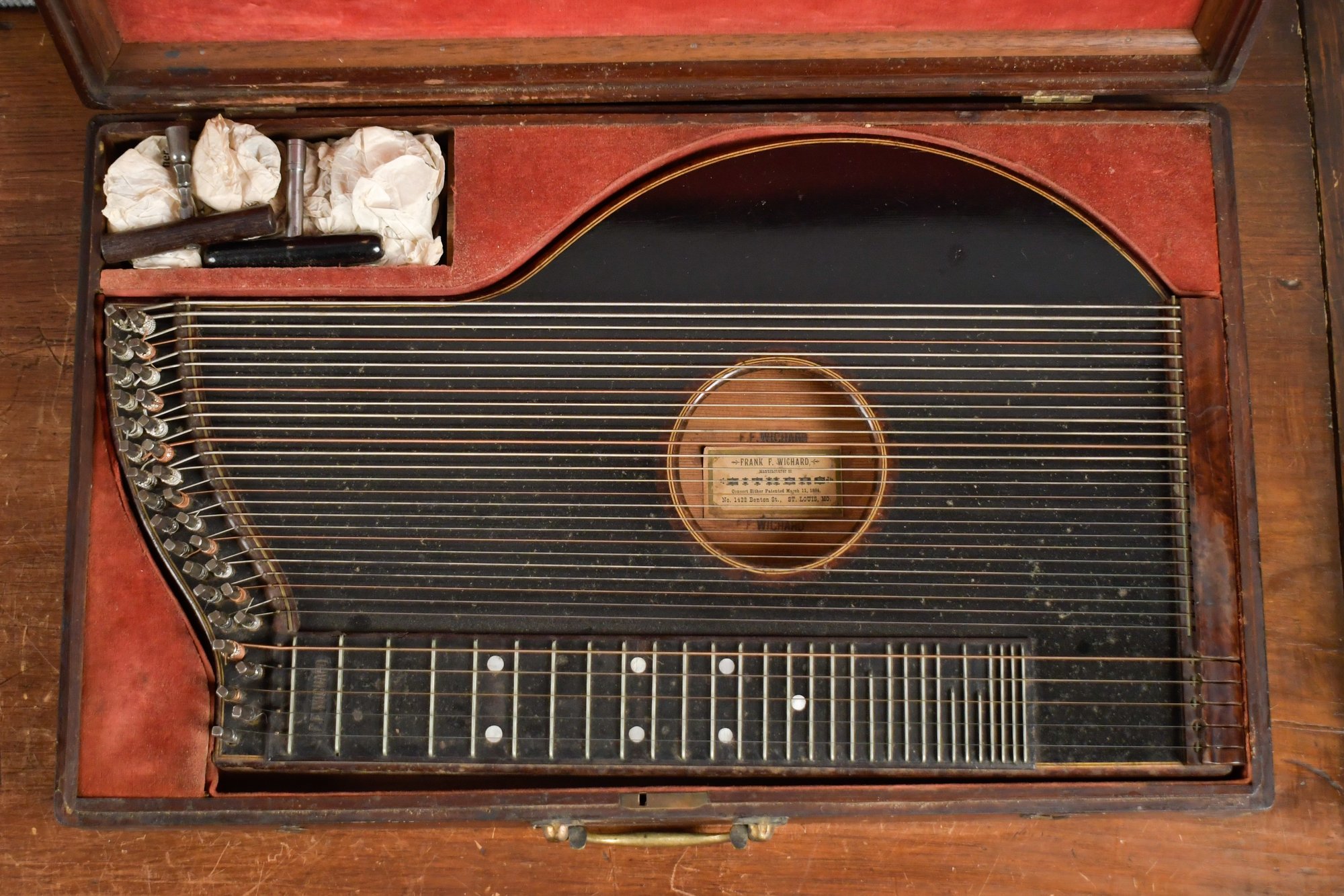 Antiq Instruments Two Antique Musical Instruments (CTF20) #52779 | Auctionninja.com