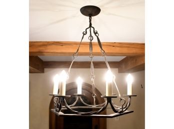 Cast Iron Six Light Chandelier (CTF20)