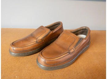 Men's Shoes Brown Leather 10D MAGNETECH II Casual Walking Loafers! Grab This Steal, Y'all! MS-9396-FG-2