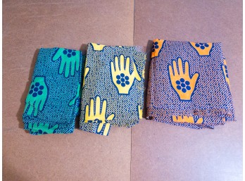 Vintage Textiles: Vibrant Hand Pattern Fabric! Ethnic Decorative Material - History On Cloth!