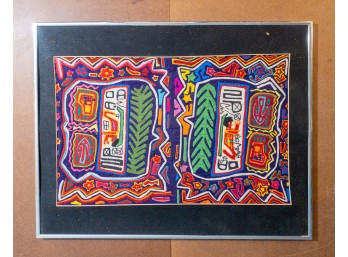 Vintage Mola Textile Art, Hand-Sewn, Vibrant Colors! Don't Miss Out, Partner!