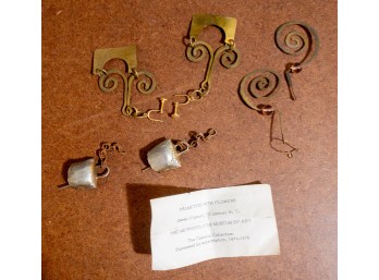 RARE Ancient Inspired Earrings -Metropolitan Museum Of Art Collection - Greek Cyprus, 4th Century B.C.!