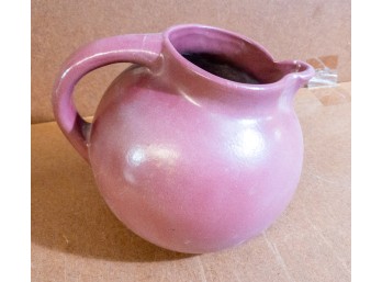 Vintage Pitcher! Dusty Rose Color, Estate Find! Art Pottery? Home Decor Accent Piece!