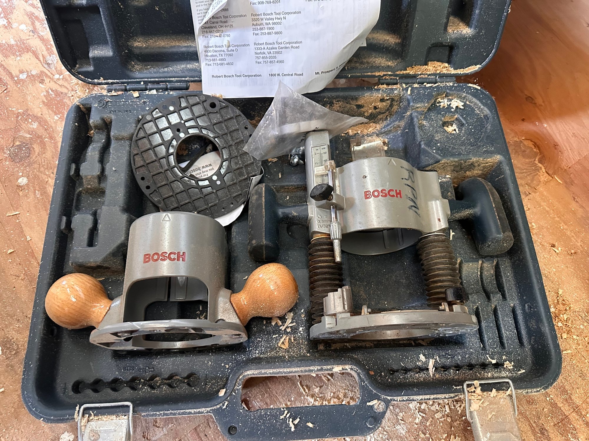Bosch Plunge Router Base #40826 | Auctionninja.com