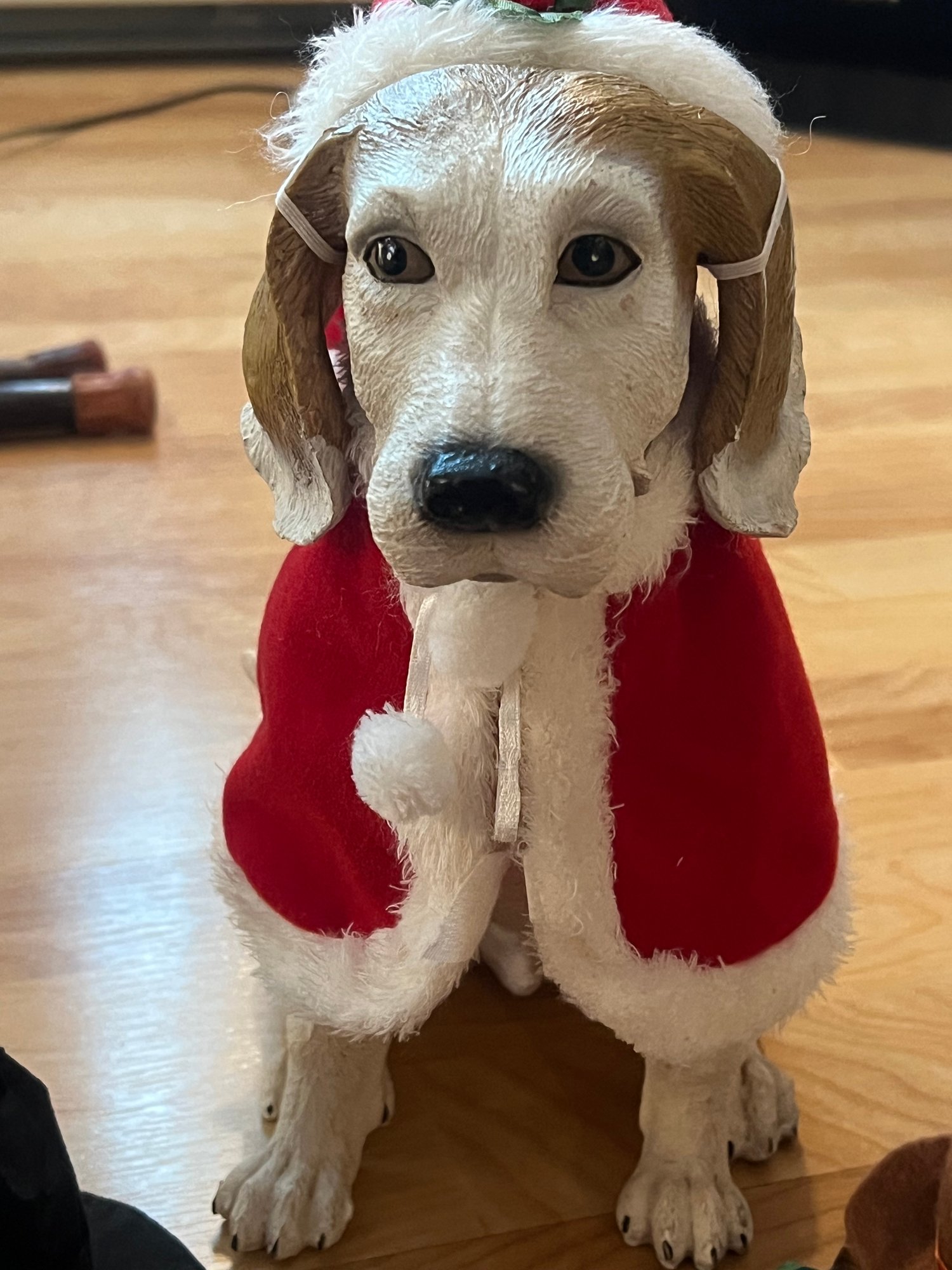 Dog Statue With Seasonal Outfits #37615