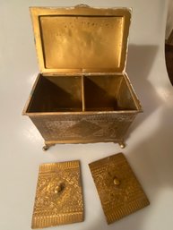 Brass Jewelry Trinket Box