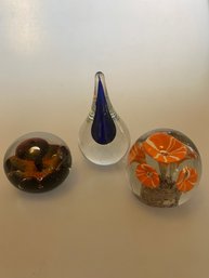 Glass Paperweights