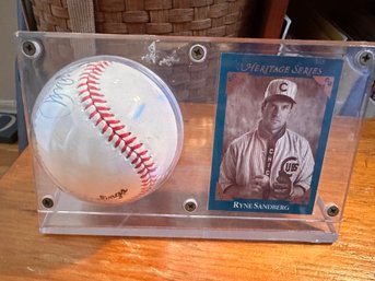Baseball 1992 Leaf Heritage Series Baseball Card Of Ryne Sandberg