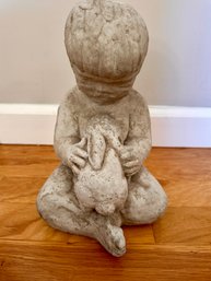 Cement Garden Statue