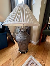 Boho Chic Lamp Hammered Metal Table Lamp