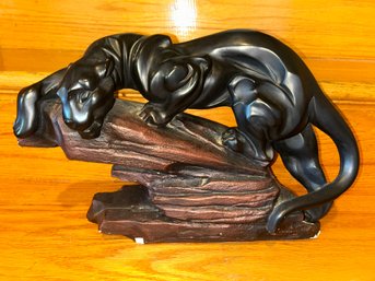 'Stalking Panther' Sculpture By Alexander Danel For Austin Productions.