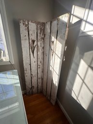 Vintage Wood Room Divider