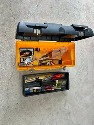 Tool Box With Assorted Small Items