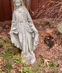 Virgin Mary Cement Outdoor Statue