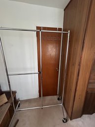 Metal Rolling Clothes Rack