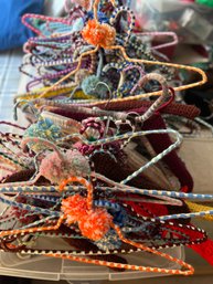 Very Large Lot Of Vintage Clothes Hangers
