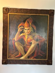 Mid Century Modern Oil Painting