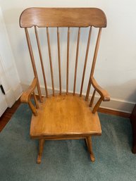 Wooden Rocking Chair (upstairs)