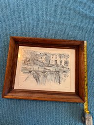 Vintage Waterfall Print